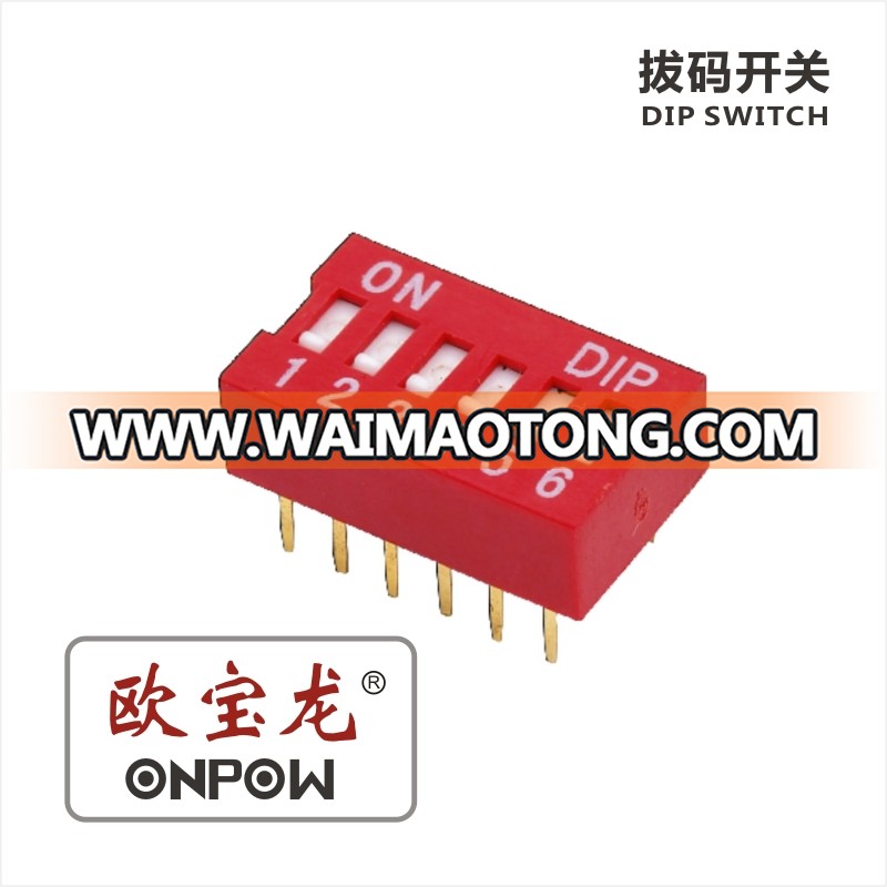 ONPOW DSR-06GT-R dip switch